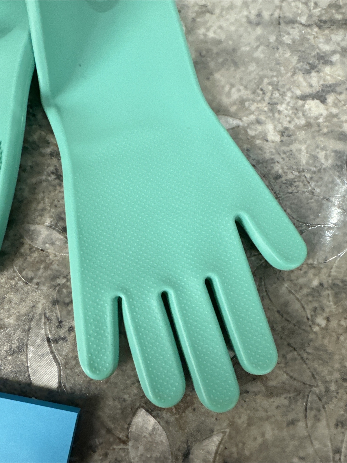 Beekman 1802 Cleaning Dishwashing Scrubber Silicone Gloves Green Sz Small New