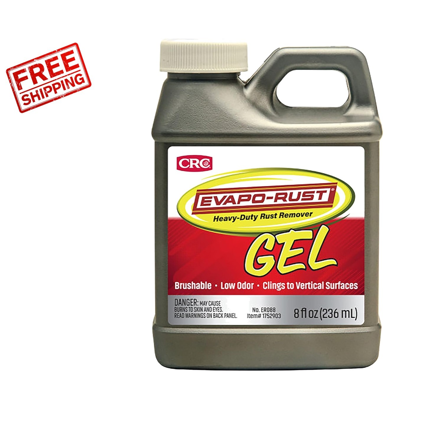 Untarnished Shine CRC Gel Rust Remover 8 Oz – Perfect for Cookware and Antiques