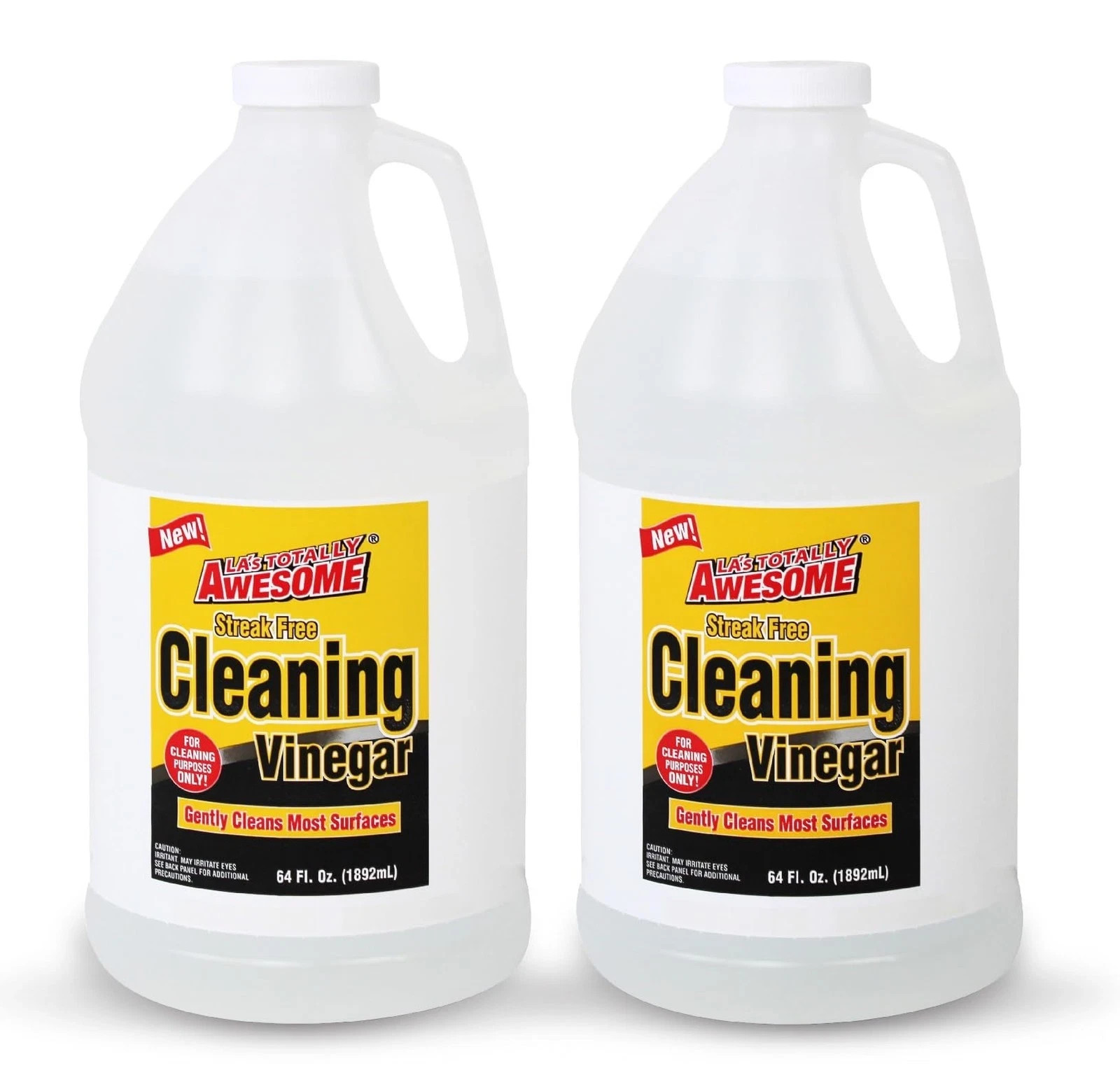 LA’s Totally Awesome Streak Free Cleaning Vinegar, each 64oz (Pack of 2)