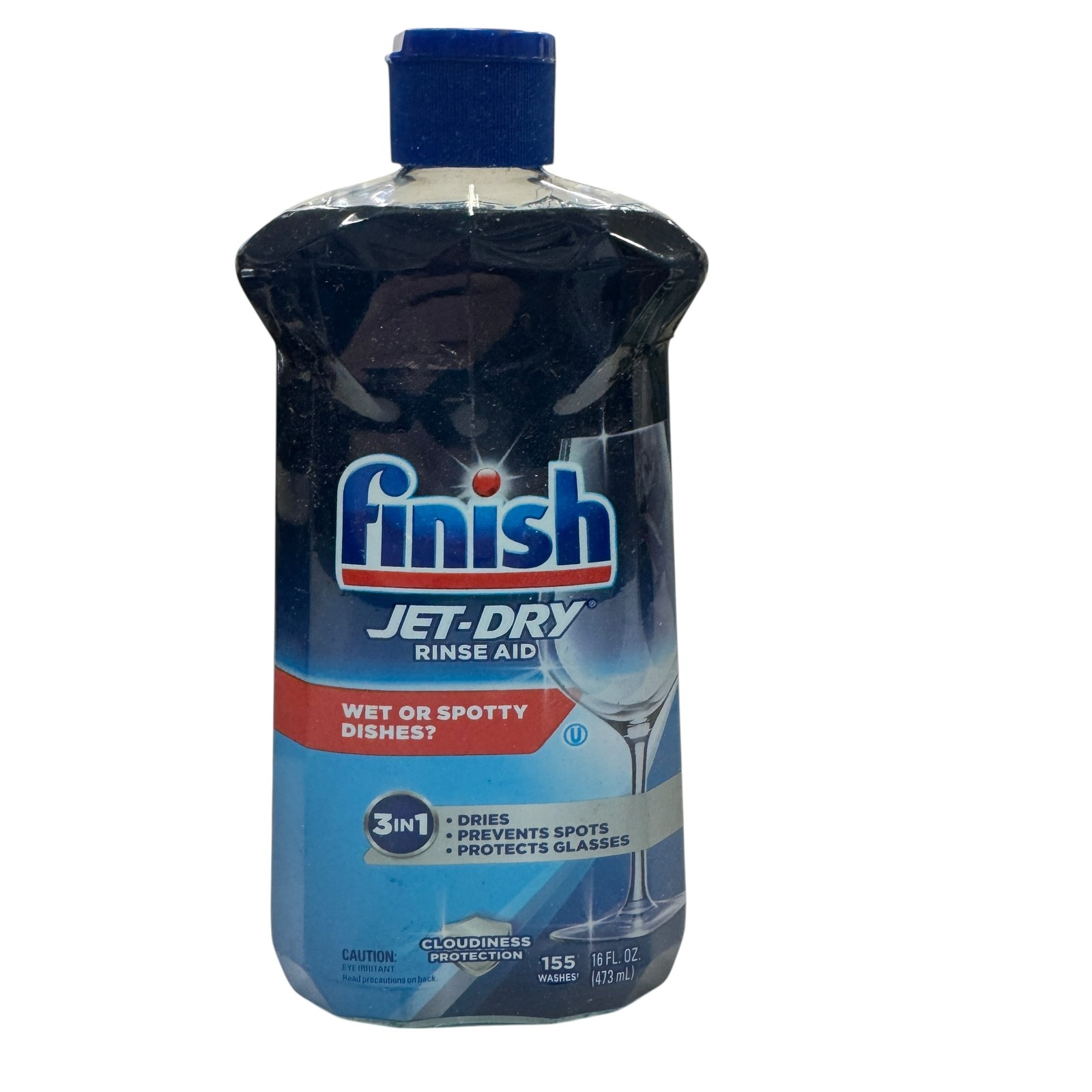 Finish Jet-Dry Rinse Aid Dishwasher Spot Prevention & Glass Protection 16 fl oz