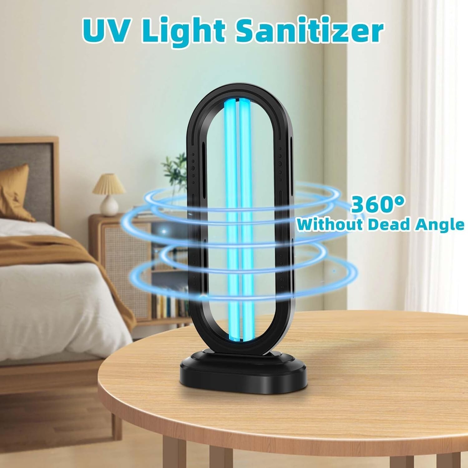 Esterilizador de luz ultravioleta, dispositivo de desinfección UVC para el hogar