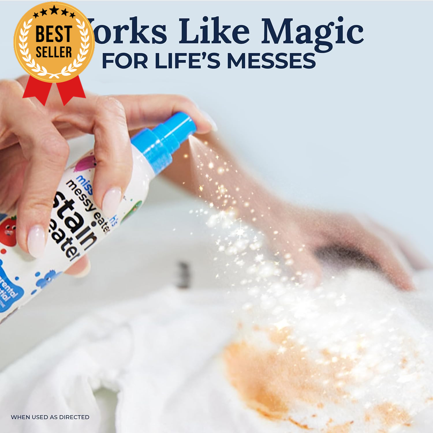 Messy Eater Stain Treater Spray, 4Oz, Baby Essentials, Food & Grease Remover