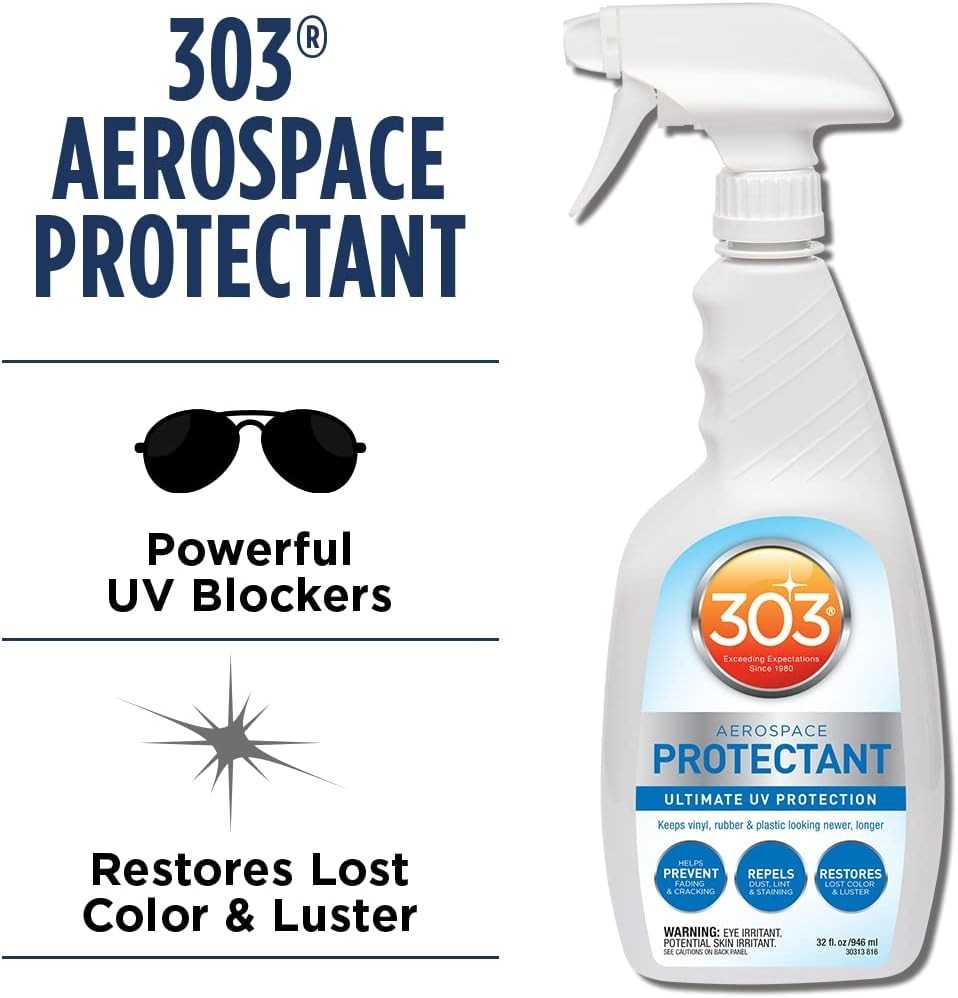 303 Aerospace Protectant Spray 32oz UV Protection Repels Dust Matte Finish