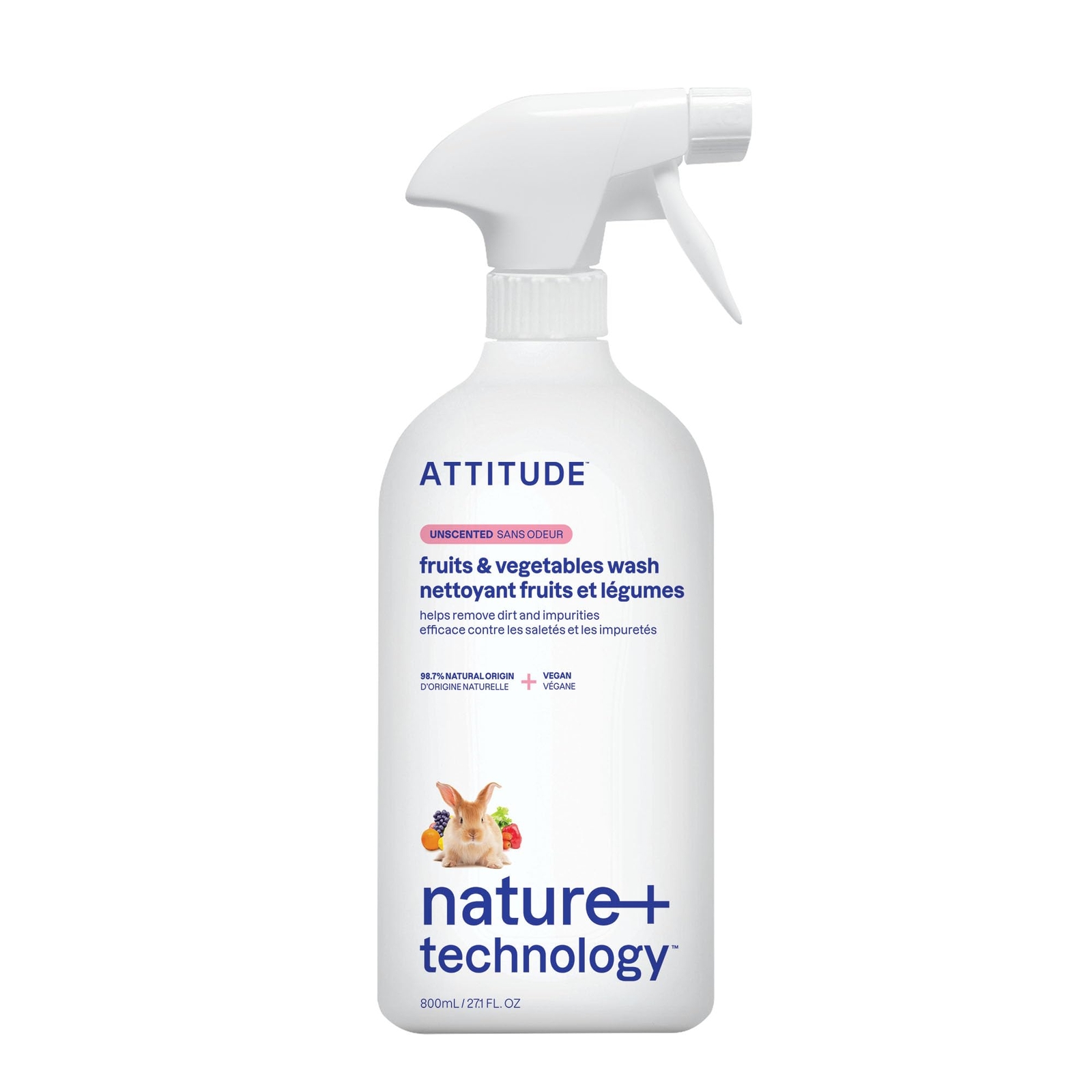 Fruit and Vegetable Wash Removes Wax Dirt and Impurities Plant- and Mineral-B…