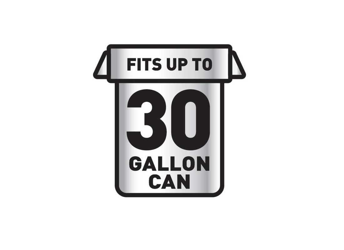 GLAD 70359 Trash Bags ForceFlex Plus 30 gal Drawstring 25 pk 0.9 mil Black