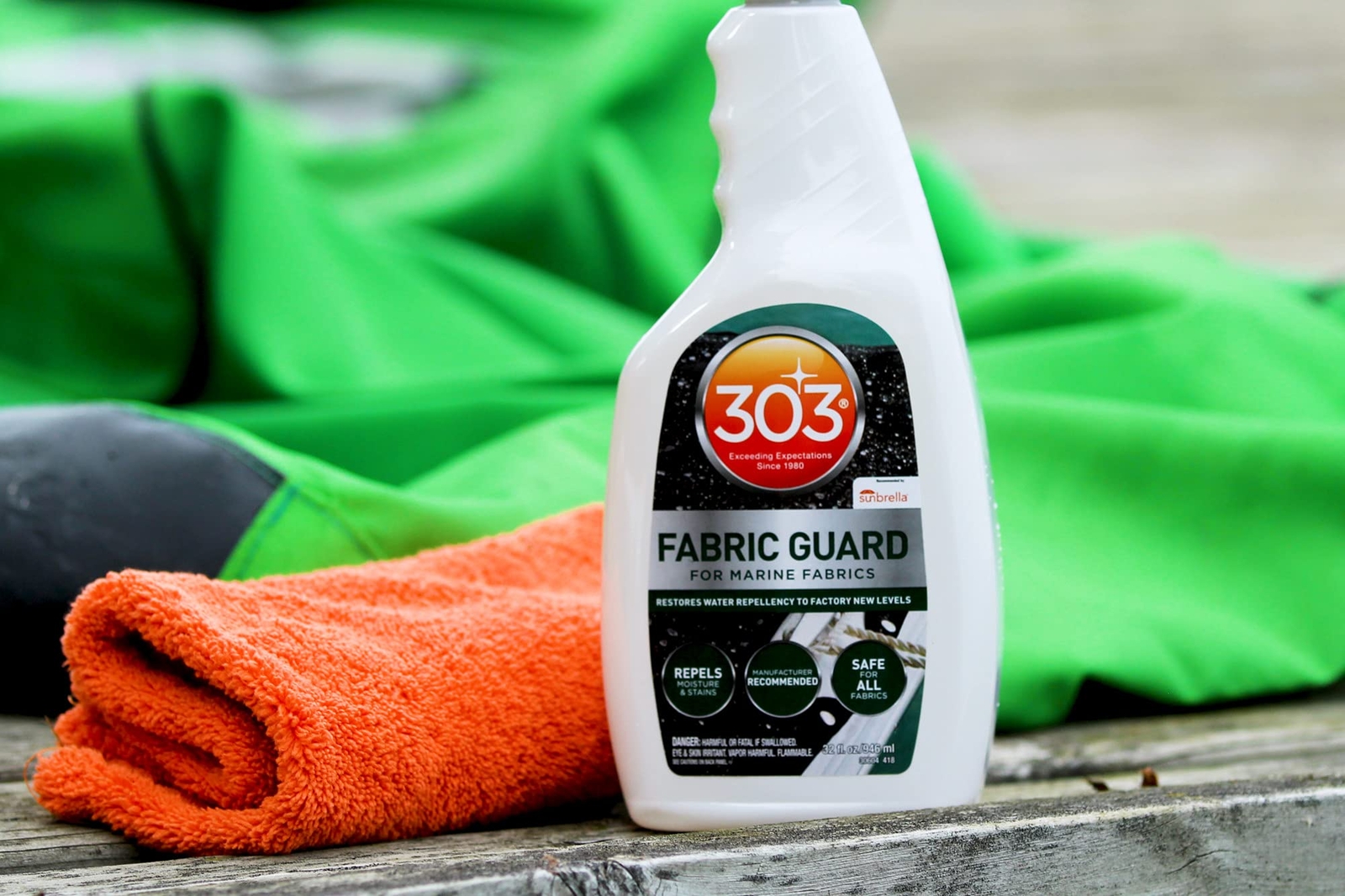 303 Marine Fabric Guard 32 Oz Water Repellent Protectant for All Fabrics