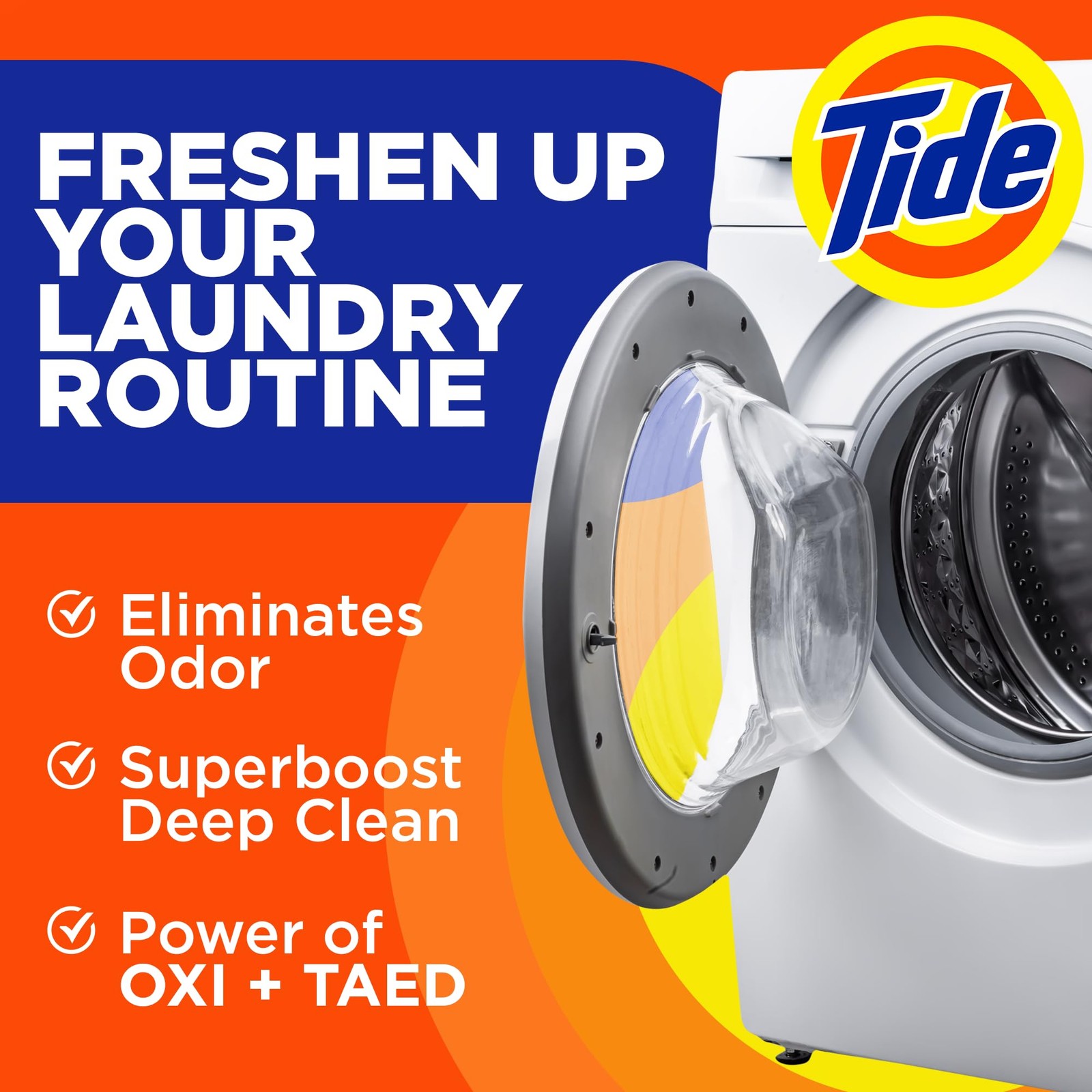 Tide Washing Machine Cleaner, 7-Count Single Use
