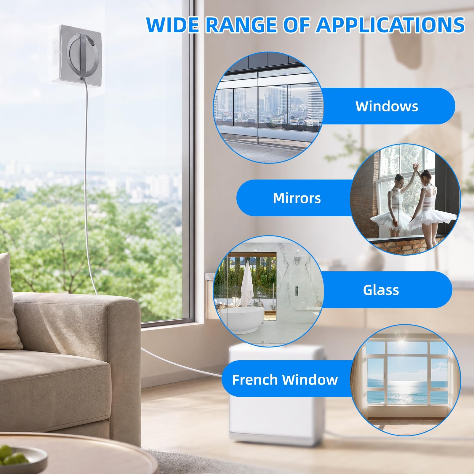 Window Cleaning Solution for ECOVACS Winbot W3 / W2S / W2 PRO OMNI / W2 OMNI …