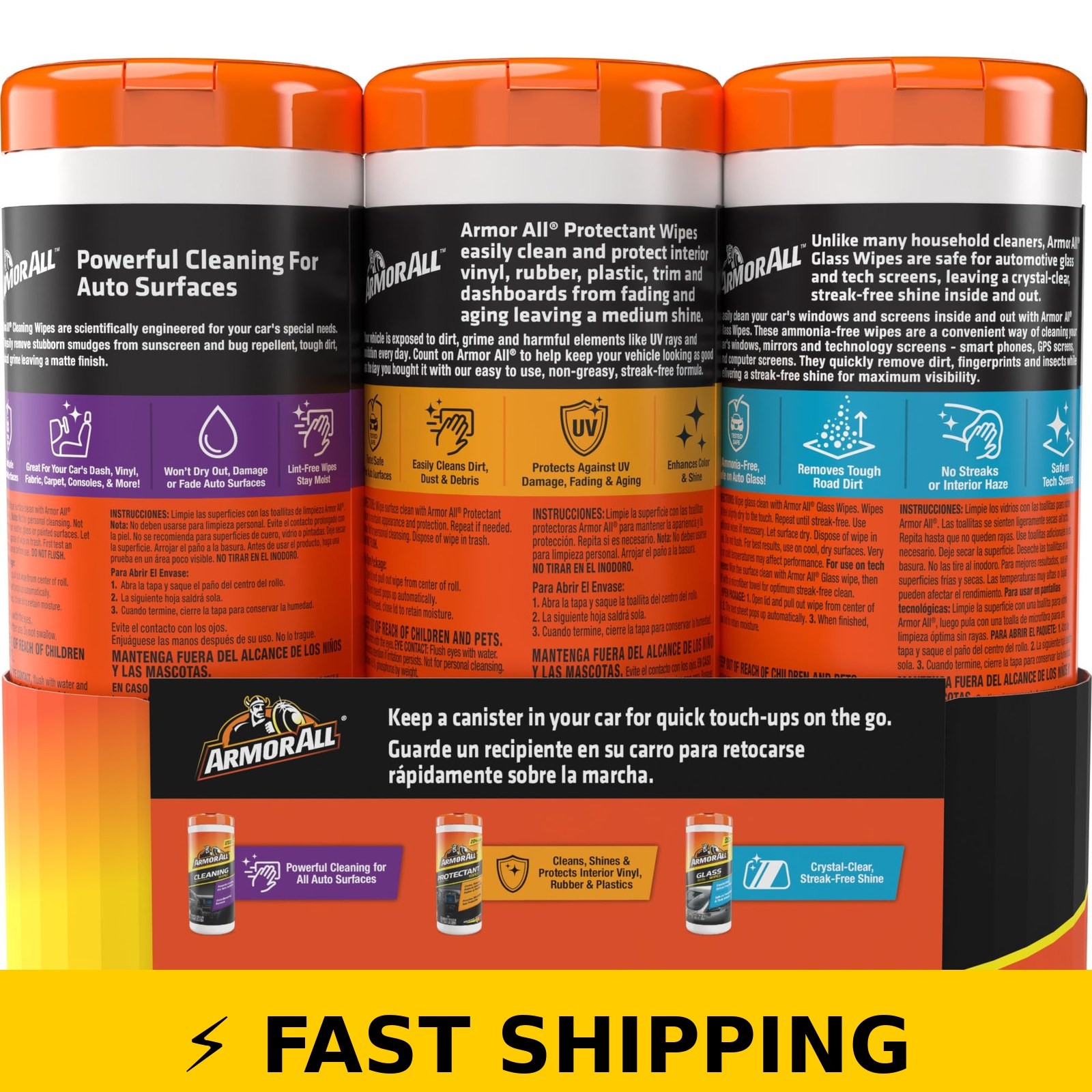 Armor All Car Interior Value Pack – 90 Count