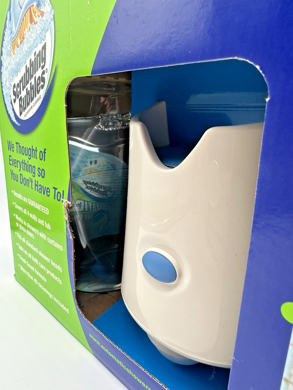 Scrubbing Bubbles Automatic Shower Cleaner Kit w/ 3 Bottles Solution New Sealed