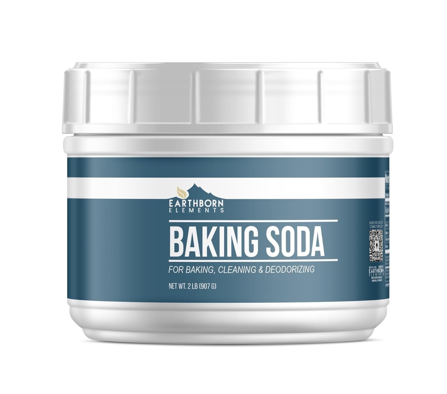 2 lb Pure Baking Soda – Non-GMO & Aluminum-Free for Cooking & Cleaning
