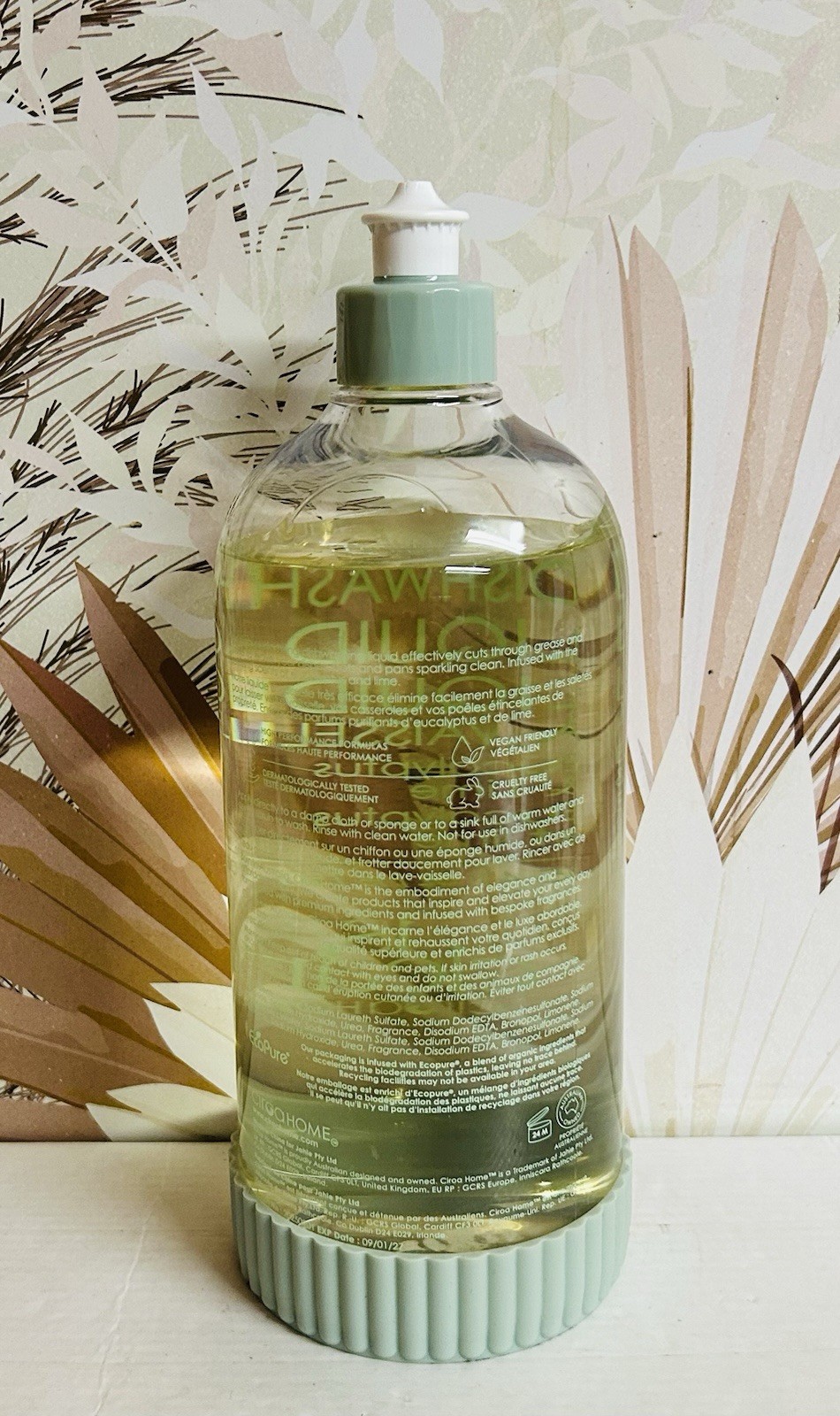 Ciroa ~ Eucalyptus & Lime Dish Soap 25.4 fl oz