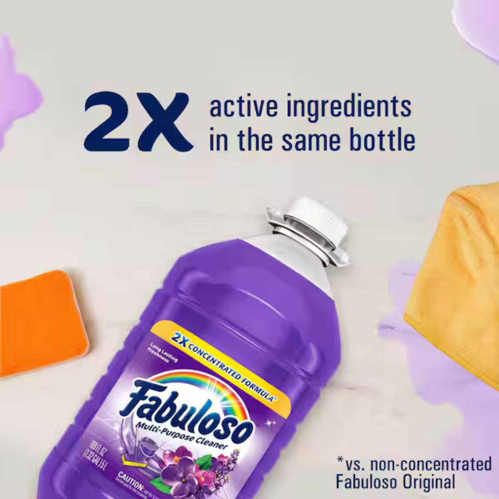 Fabuloso Lavender Multi-Purpose Cleaner – 2X Concentrated Formula Floor Cleaner