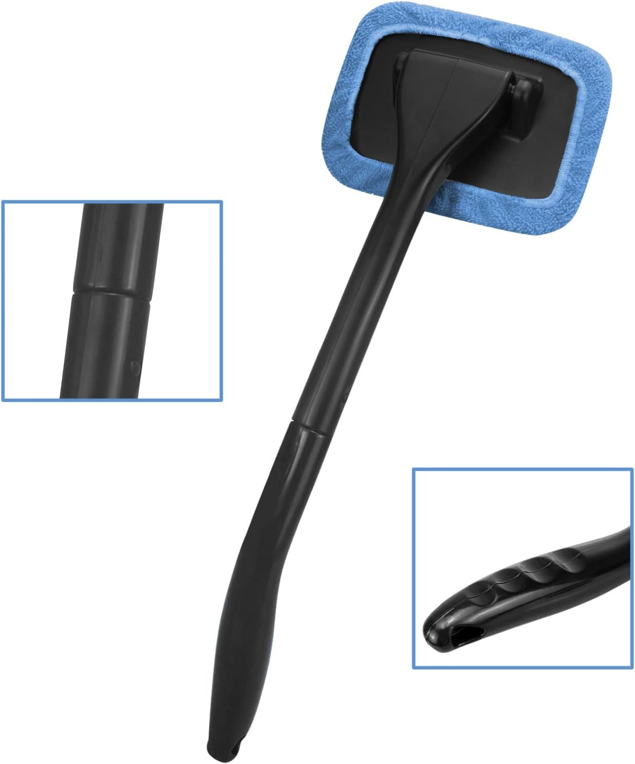 Car Windshield Cleaning Tool, Windshield Cleaner with 4 Washable and Reusable Mi