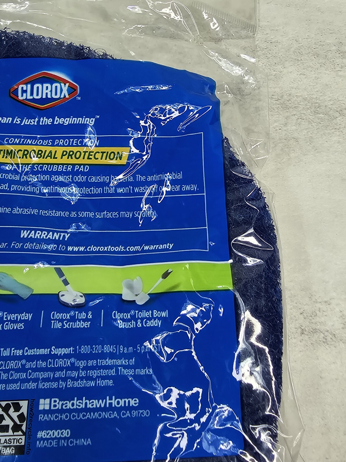 Clorox Tub Tile Scrubber Refill Blue Cleaning Scrub Replacement New