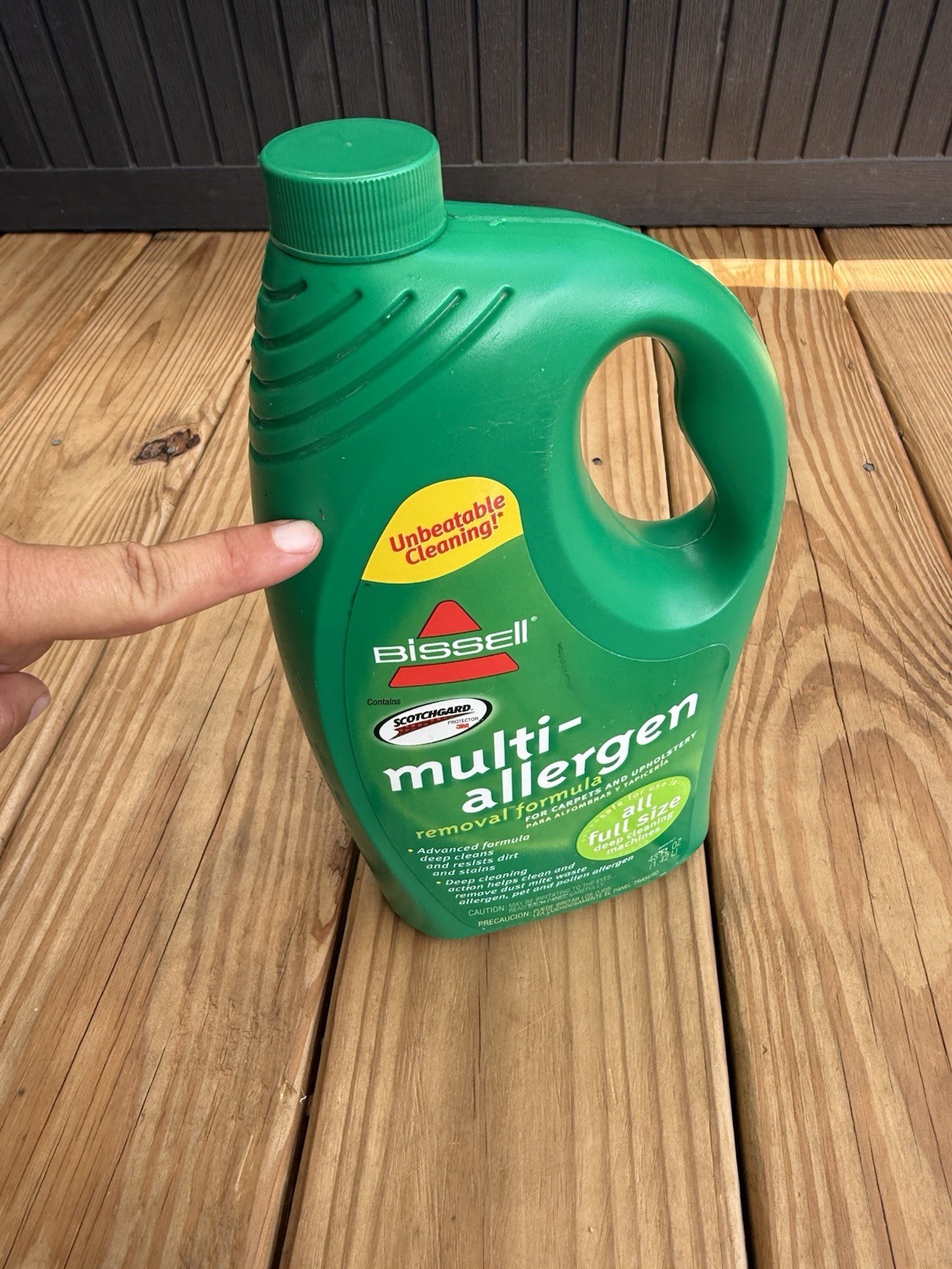 BISSELL Multi-allergen Removal Formula for Carpets & Upholstery 48oz 90% Full