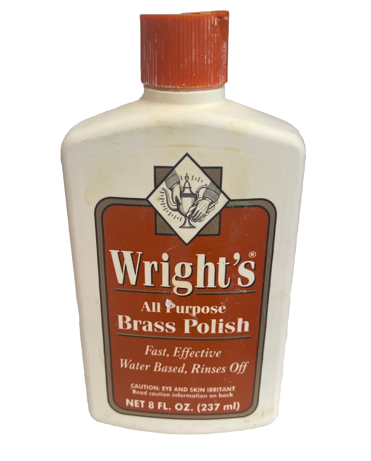 Wright’s All Purpose Brass Polish 8 fl oz 50% Full