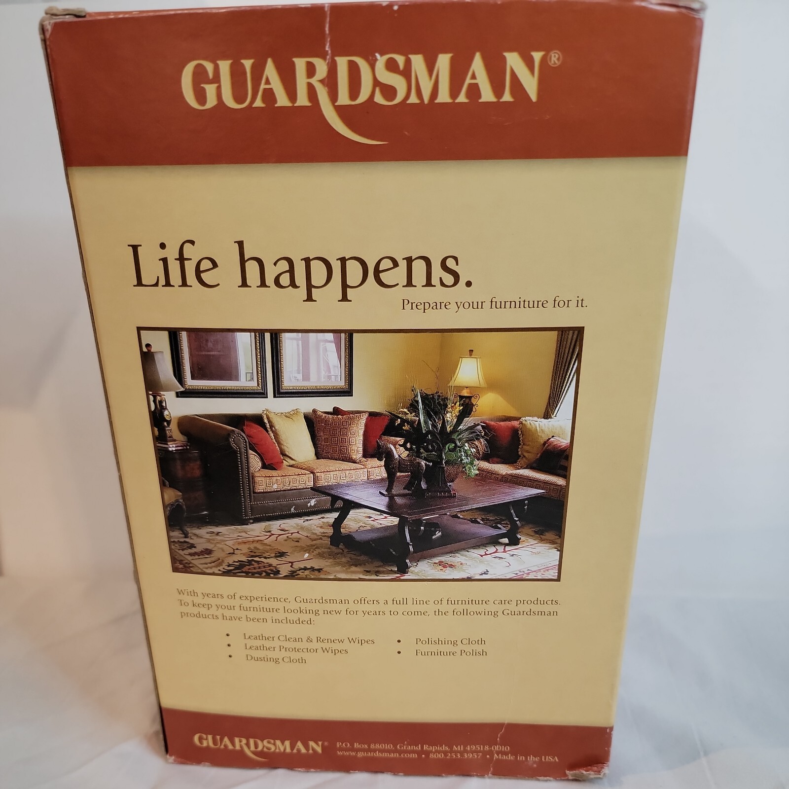 NEW Guardsman Home Office Furniture Care Kit Leather Cleaning Products Set