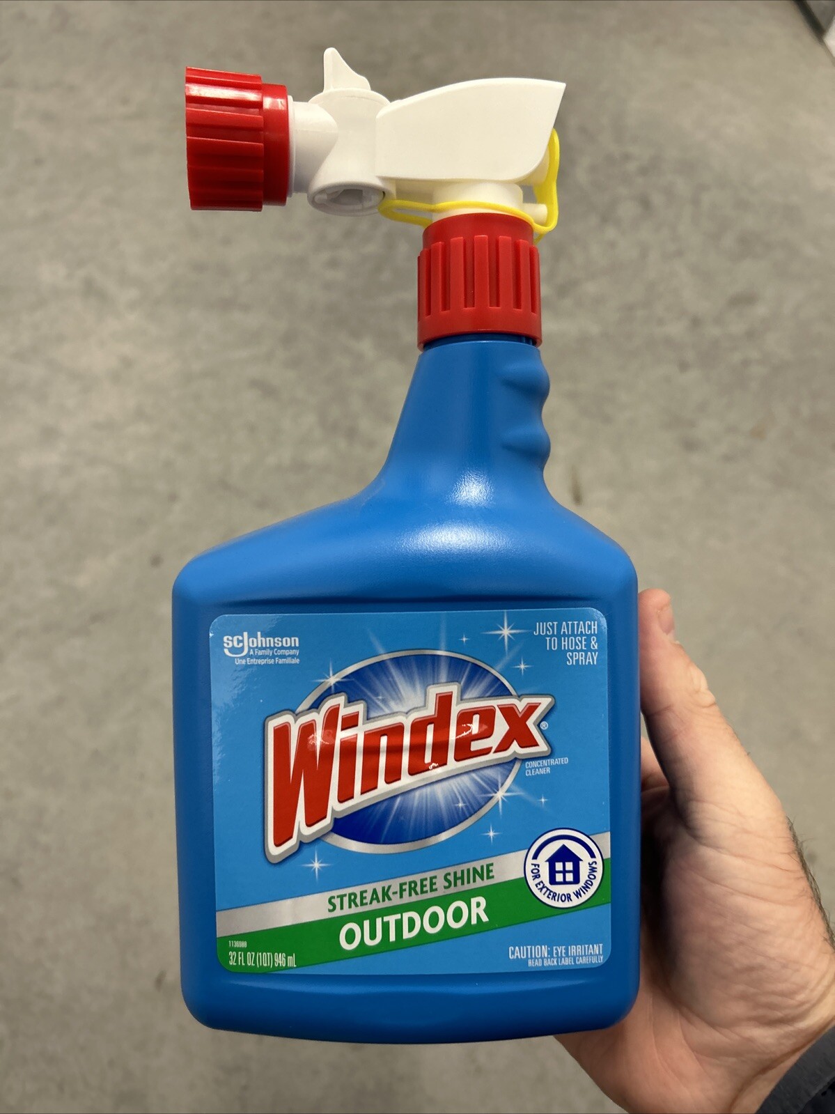 Windex Outdoor Glass and Patio Concentrated Cleaner – 32oz