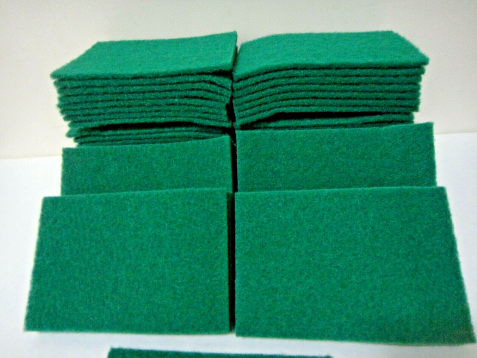 Lot 15 pcs Scouring Pads Medium Duty Home Kitchen Auto Scour Scrub Cleaning Pad