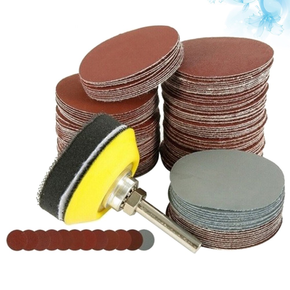 100Pcs Reusable Emery Papers Durable for Polishing Furniture Wood Metal Surfaces