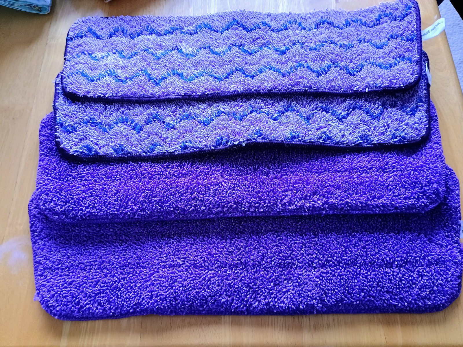 Microfiber Mop pads Cleaning 15″ x 5.50″ PROFESSIONAL Washable (4 Pack)