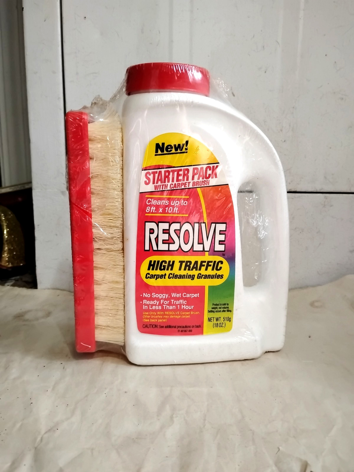 Resolve Carpet Cleaner Cleaning Brush Vintage Granules Discontinued High Traffic