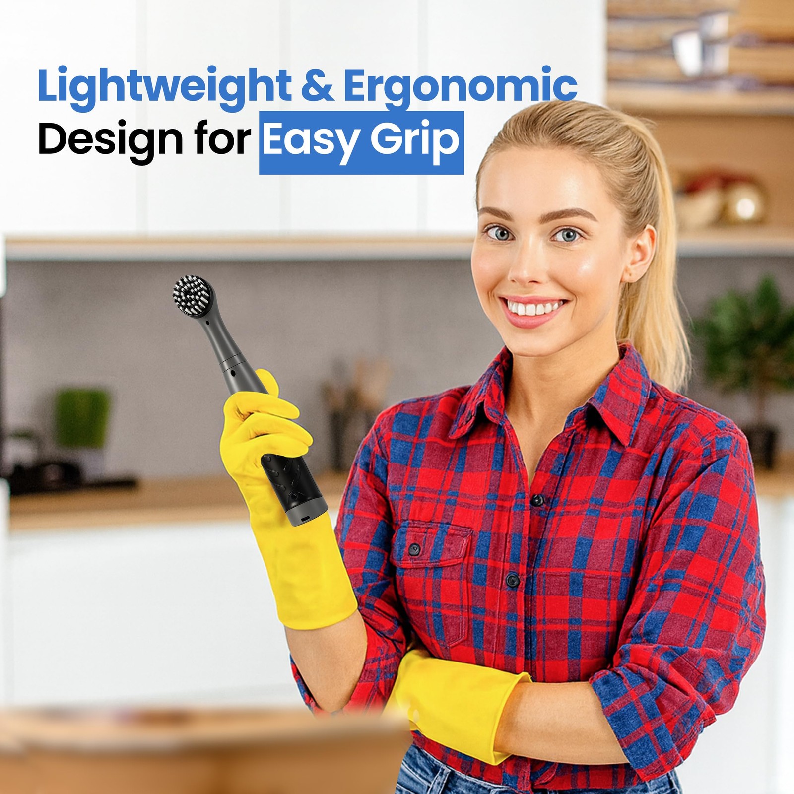 BEEST GroutCare 10000 Electric Spin Scrubber – Bathroom Cleaning Brush w/ 2 R…