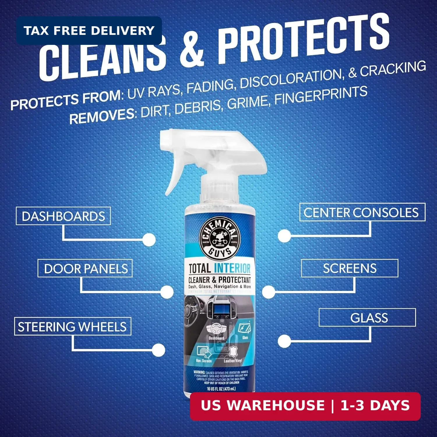 Chemical Guys Total Interior Cleaner & Protectant – Chemical Guys Interior Clean