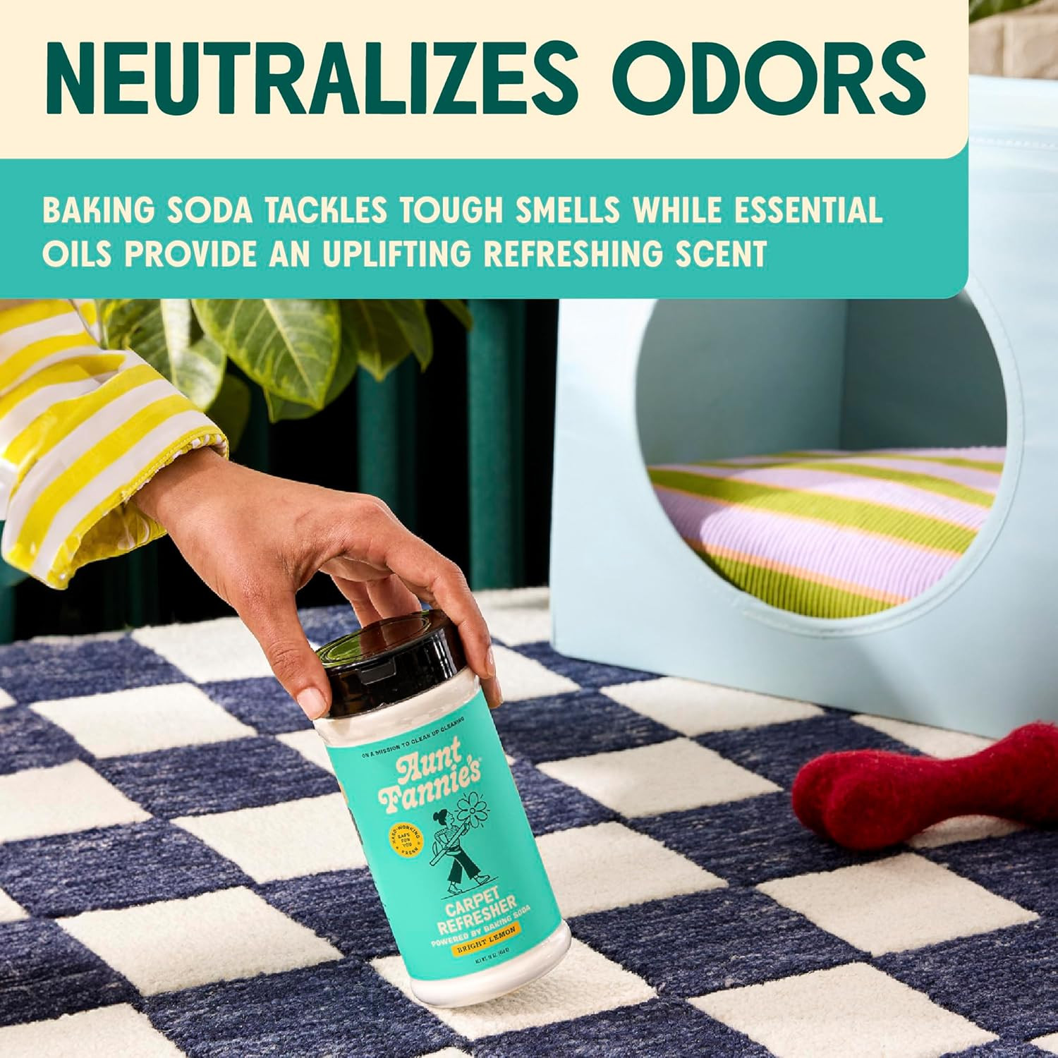 Carpet Refresher & Deodorizer Powder, Multi-Purpose Carpet, Rug, and Upholstery