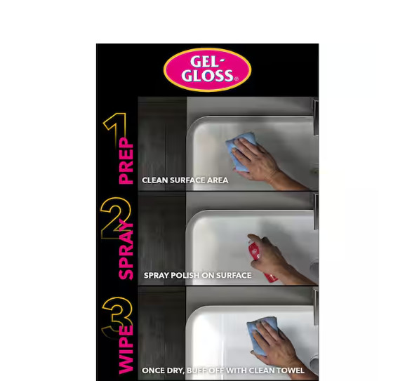 One Step Fiberglass Aerosol Cleaner, Protector and Polish 12 Oz.