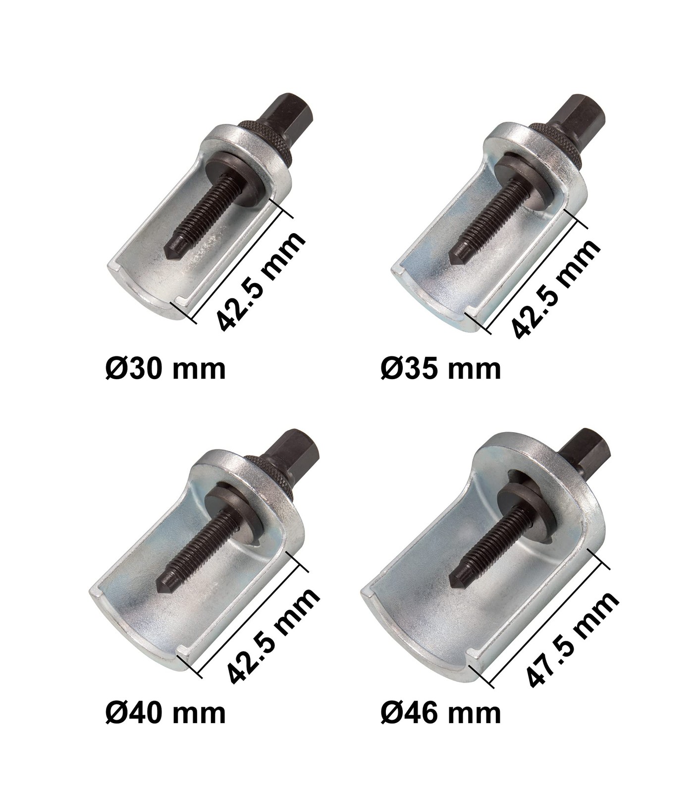 Wiper Arm Puller Set 5 Pieces Combination Set of Cup Types and Puller Type fo…