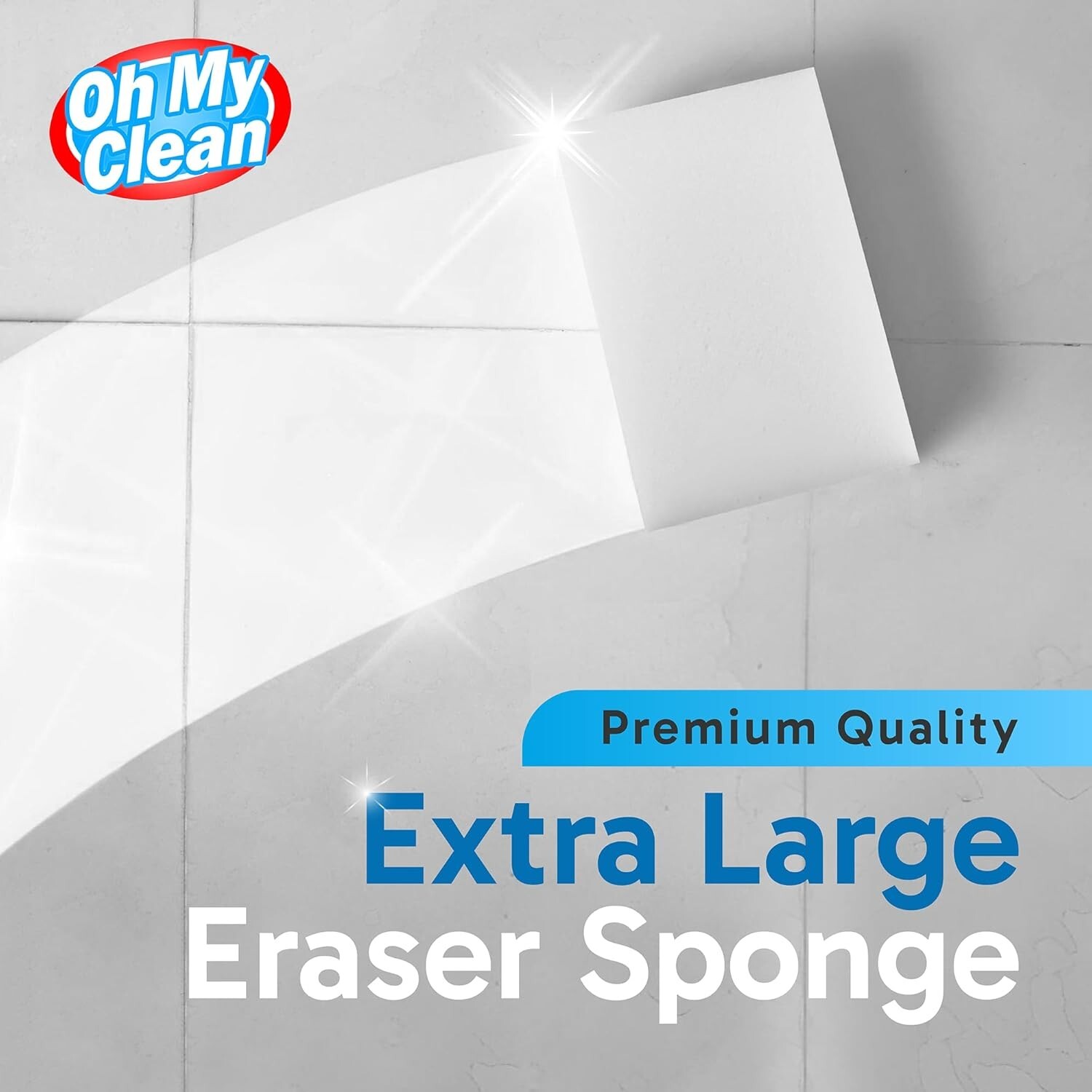 20 Pack Extra Large Melamine Eraser Sponges – Thick, Long Lasting Cleaning Power