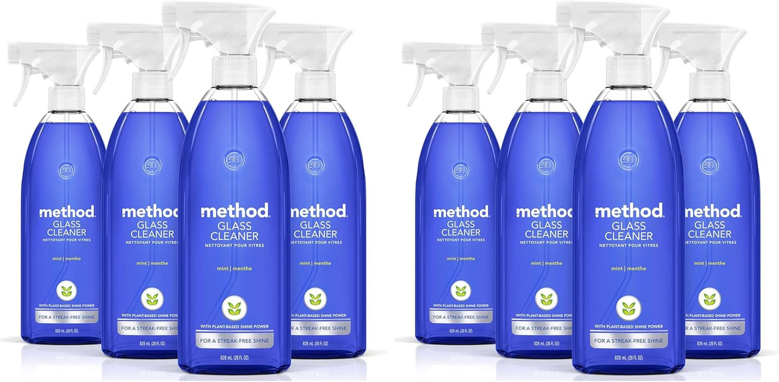 Glass Cleaner, Mint, 28 Ounce, 4 Pack, Packaging May Vary