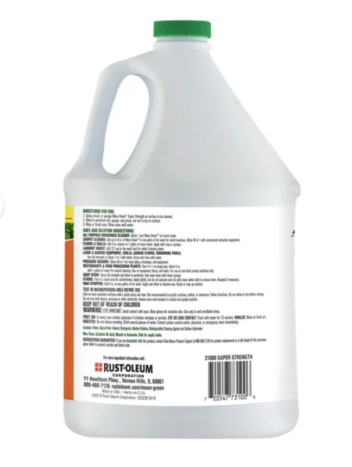 Mean Green Super Strength Cleaner & Degreaser Concentrated Formula 1 Gallon