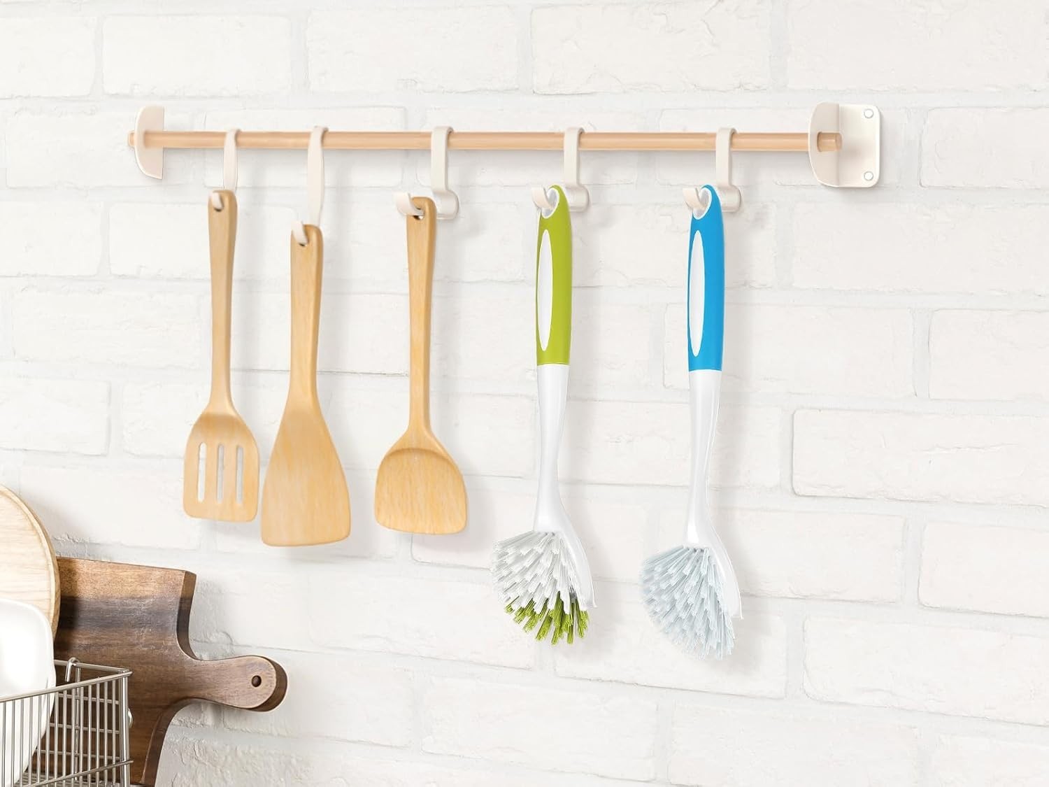 Kitchen Scrubber Set, Firm Bristles, 20 Pack, Dual Action