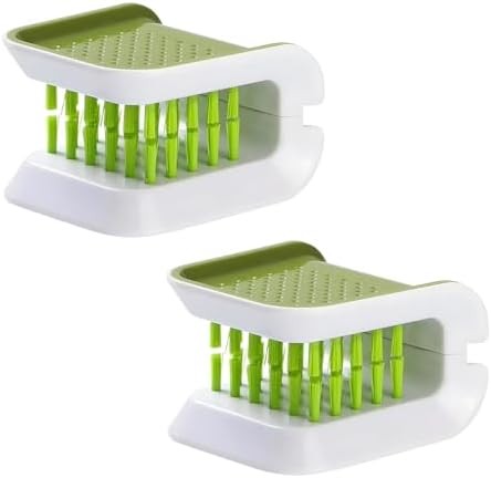 2PCS Car Seat Belt Cleaning Brush, U-Shaped Double Sided Vehicle Safety Belt Was