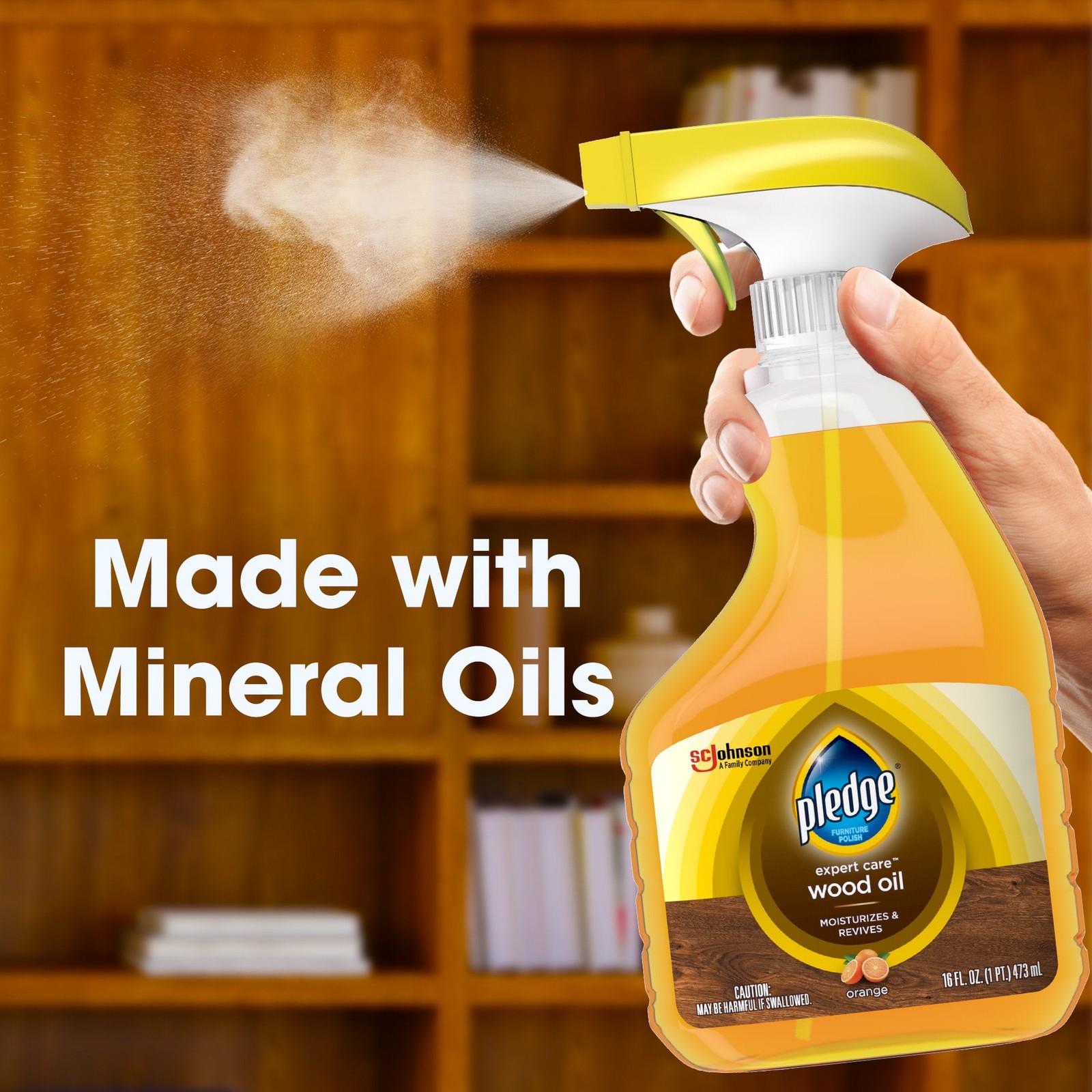 Wood Oil Expert Care Trigger Orange Scent 16 oz Wood Polish Cleaners Liquids
