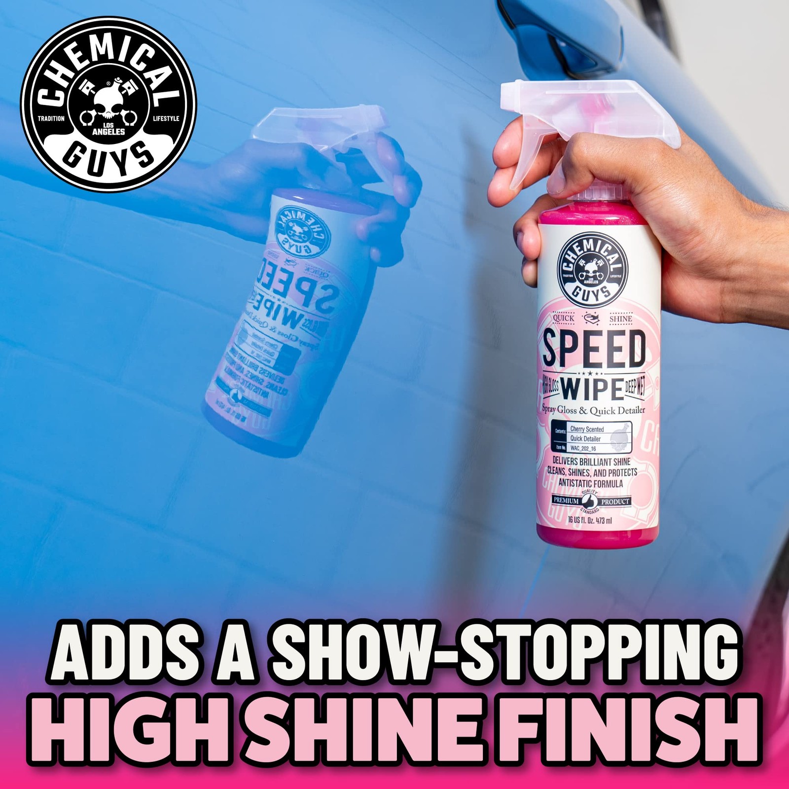 16oz Quick Detailer Spray High Gloss Streak Free Shine Safe on All Surfaces