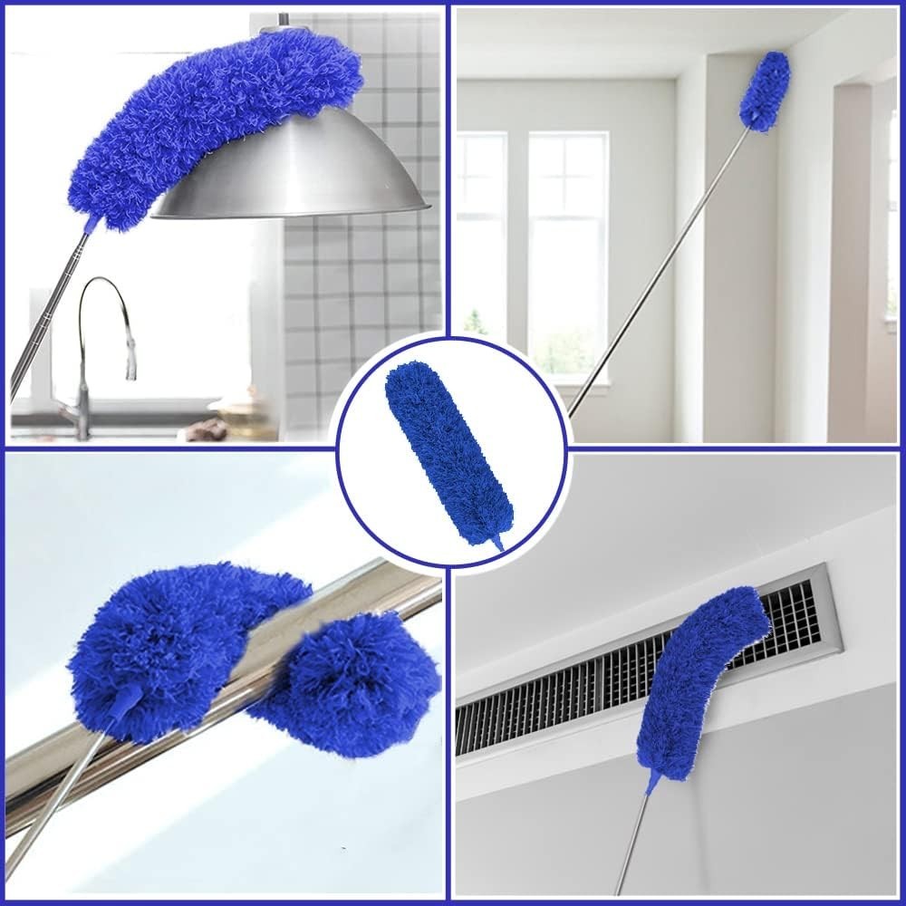 Washable Microfiber Duster with Detachable Head – 8PCS for Versatile Use