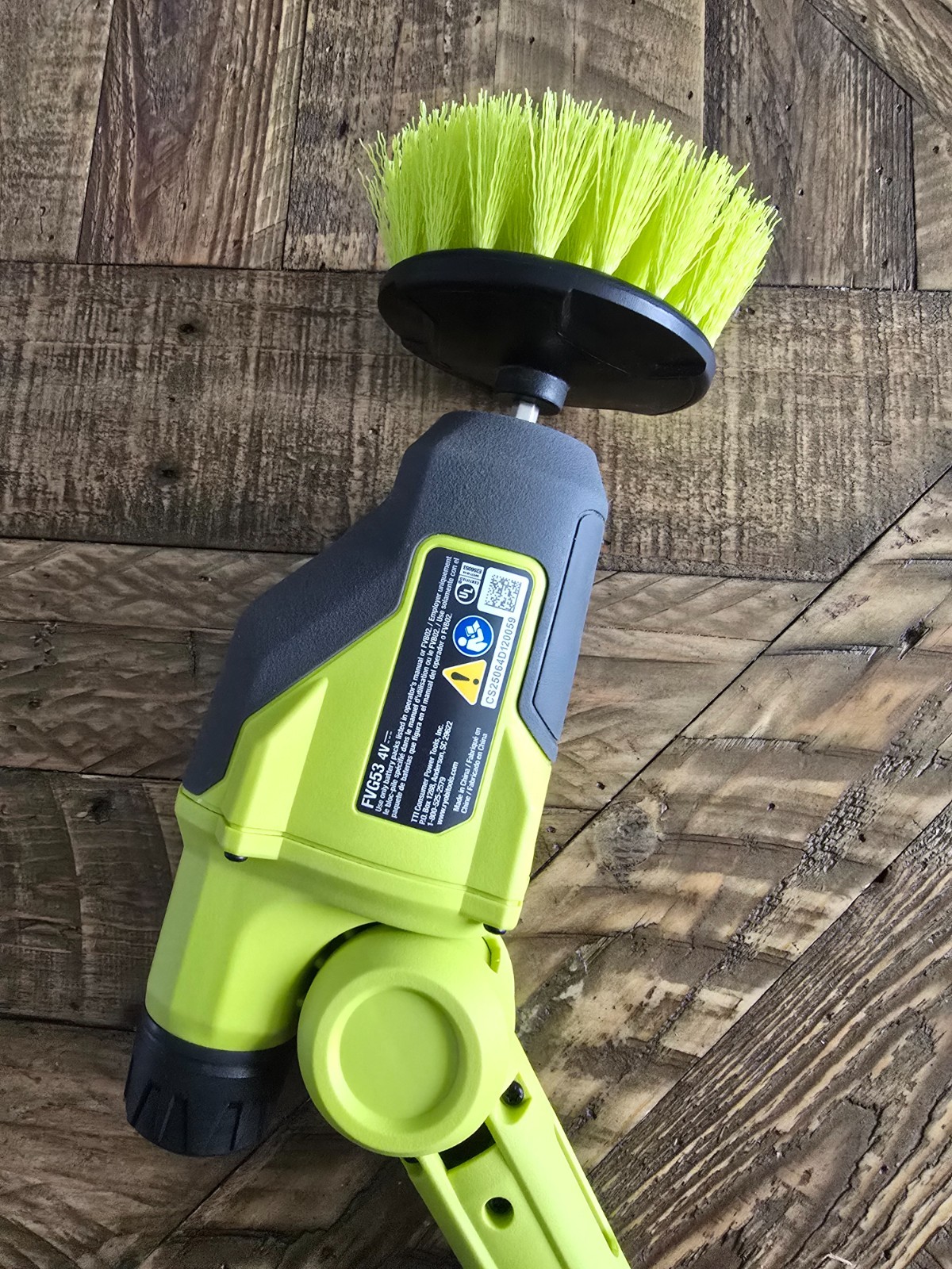 Open-Box! 🔥 RYOBI USB Telescoping Power Scrubber + One Brush (FVG53) TOOL-ONLY