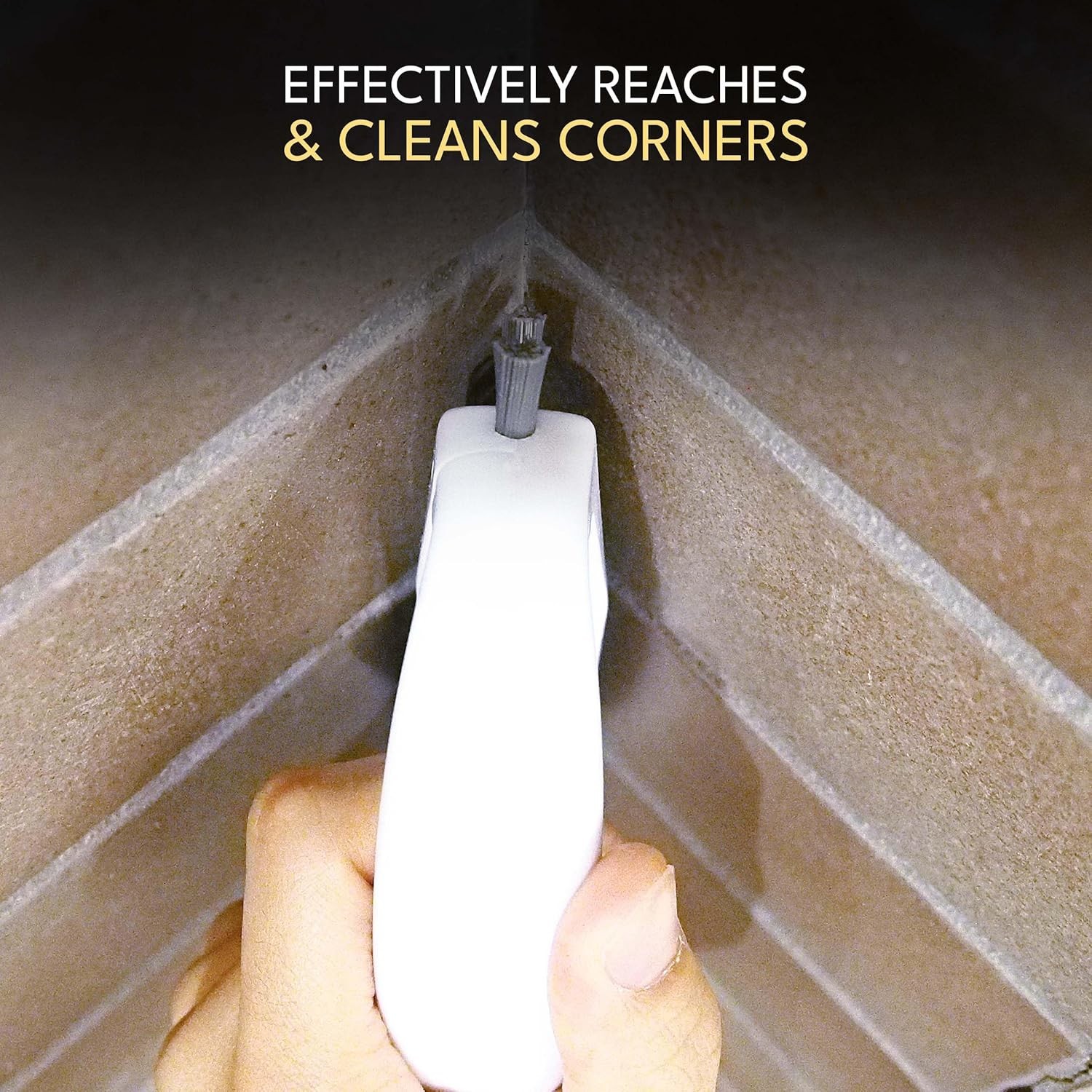 Ergonomic Handheld Grout Scrub Brush for Effortless Cleaning of Floors & Tiles