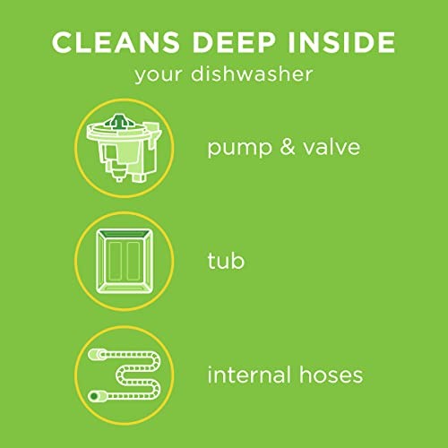 Affresh Dishwasher Cleaner, Helps Power Away Odor 6 Count (Pack of 1), Other