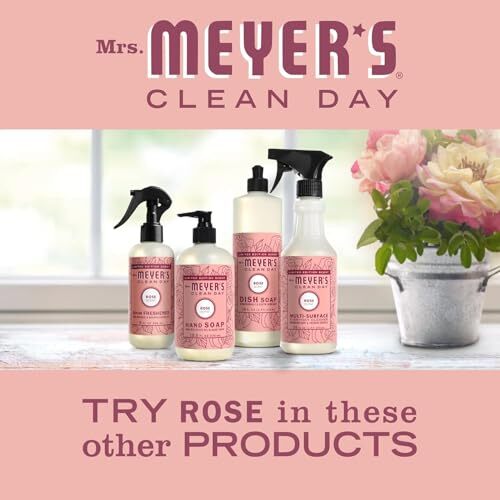 Mrs Meyers Clean Day Rose Multi Surface Cleaner Pack of 3 16 Fl Oz