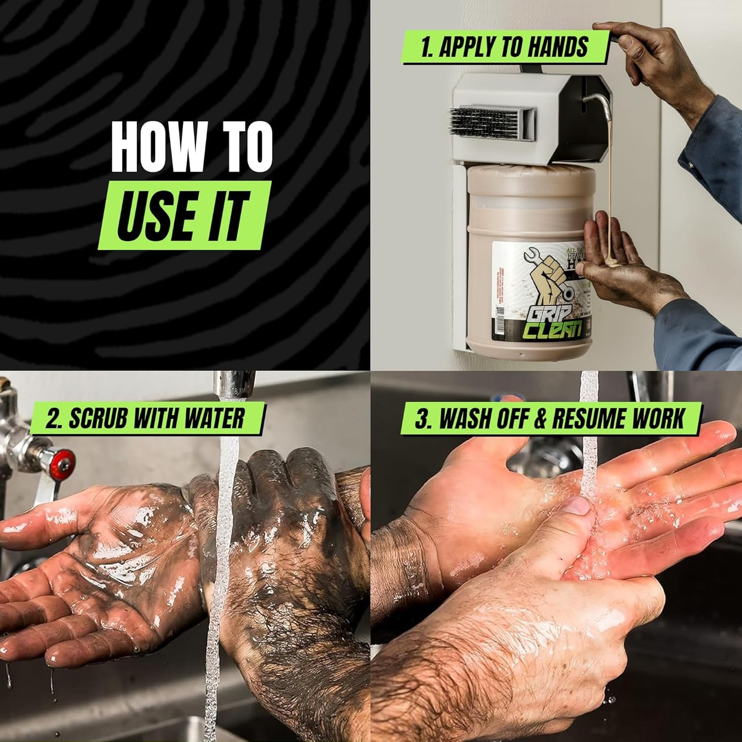Clean Hand Cleaner for Mechanics, Heavy-Duty Liquid Soap