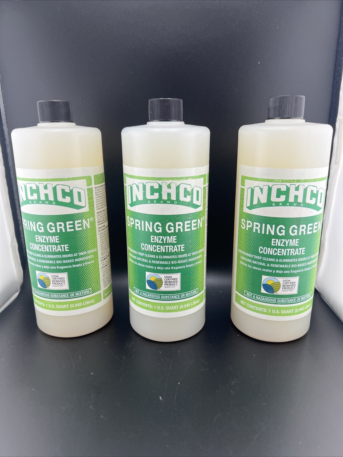 3 – Incho Spring Green ENZYME Multi-Purpose Cleaner & Odor Eliminator 16 OZ (x3)