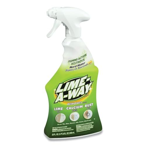 Cleaner, 22 Fluid Ounce Calcium Lime Cleaner and Rust Remover CLR Lime
