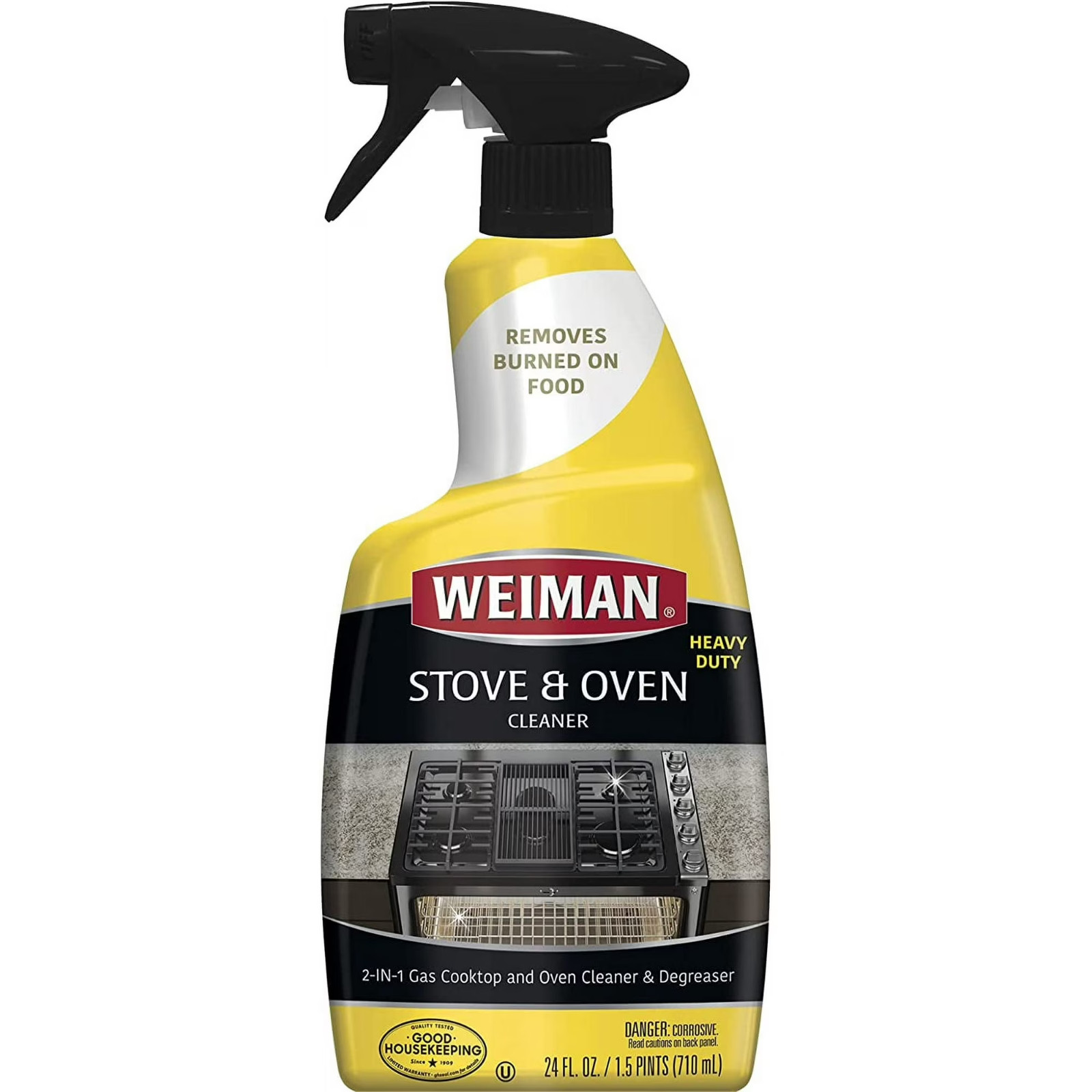 Weiman No Scent Oven And Grill Cleaner 24 oz Liquid (Pack of 6), Oven Cleaners