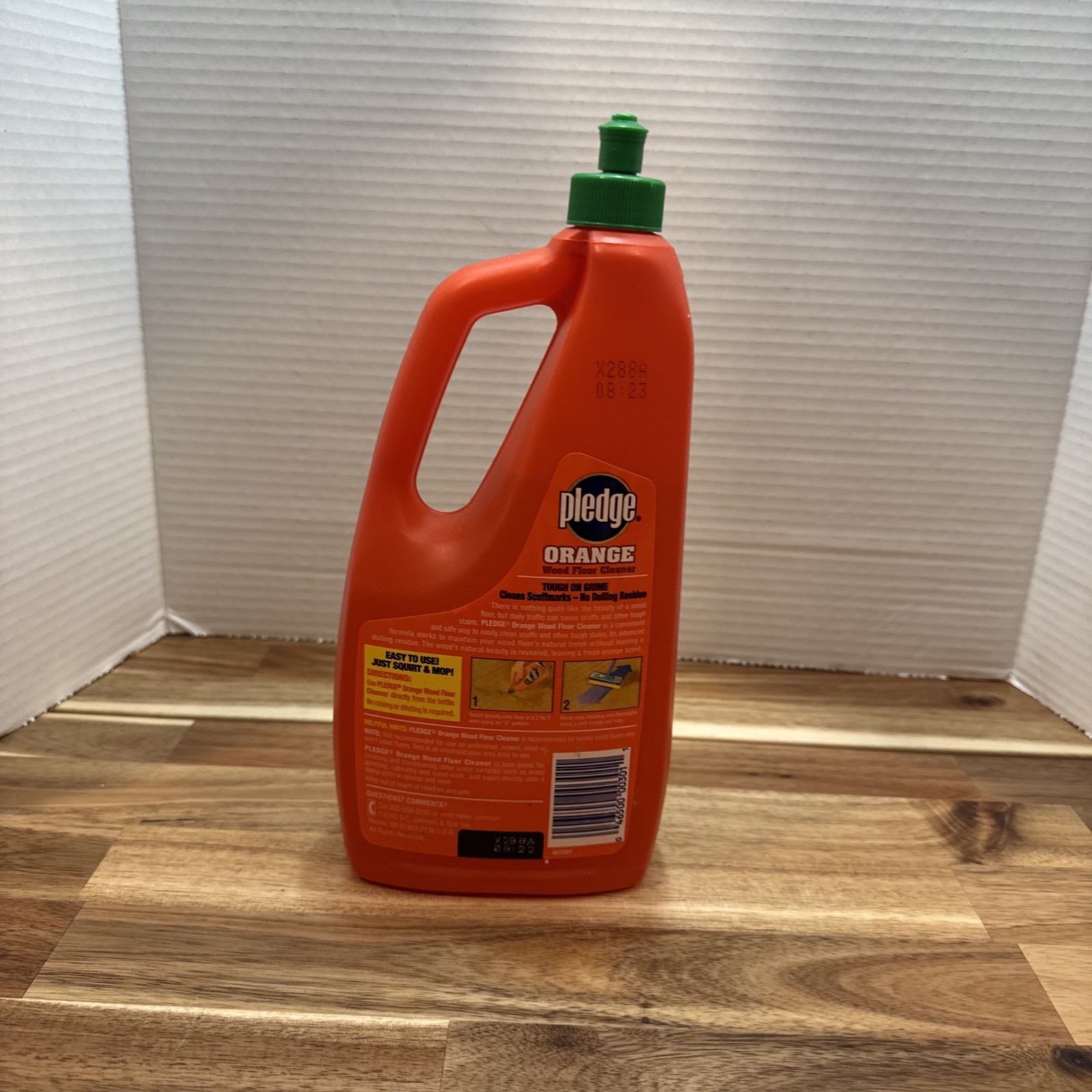Pledge Citrus orange Wood Floor Cleaner 32oz New Retired Product No Dulling