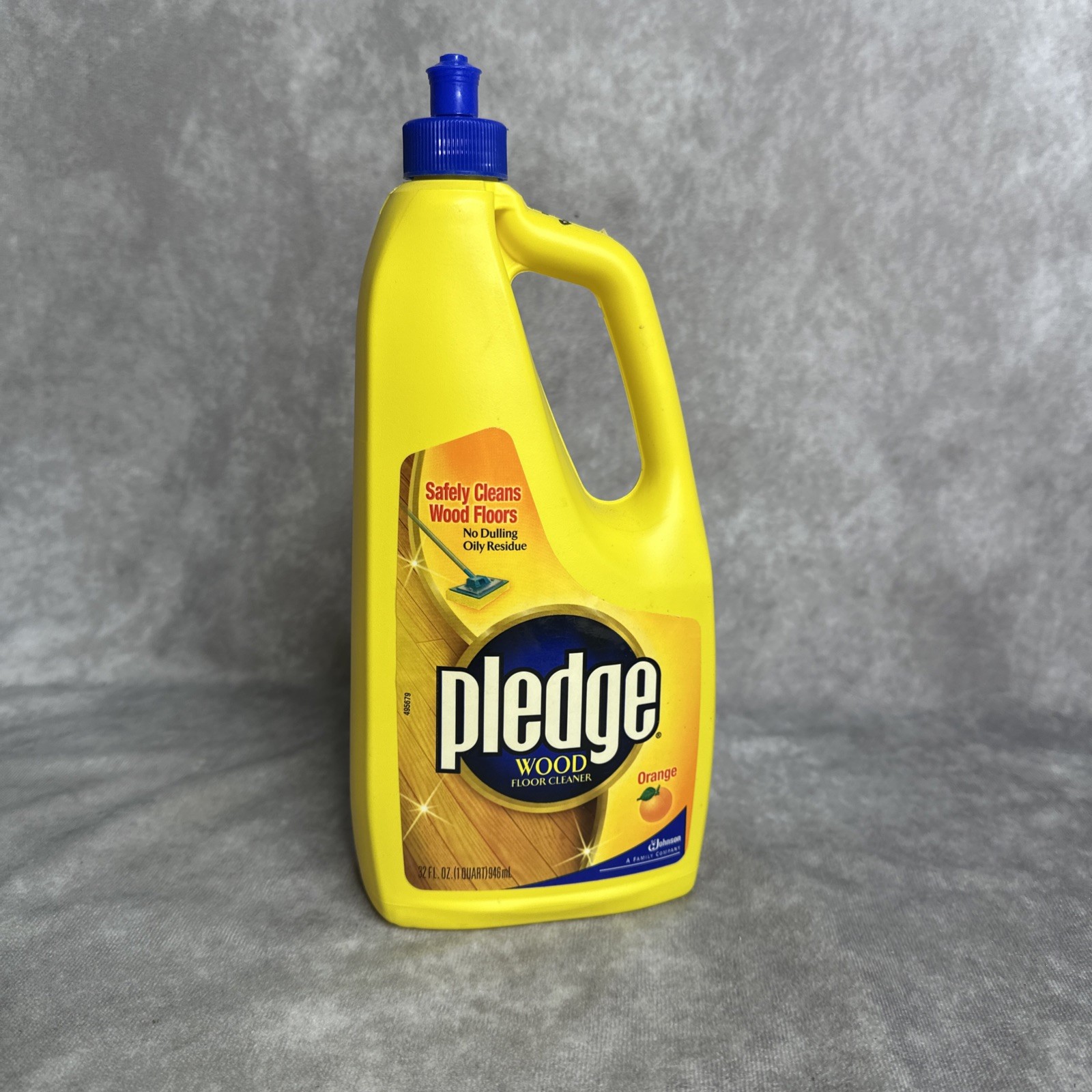 SC Johnson PLEDGE Orange Scent Wood Floor Cleaner No Dulling Oily Residue 32oz